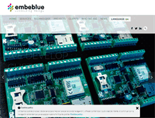 Tablet Screenshot of embeblue.com